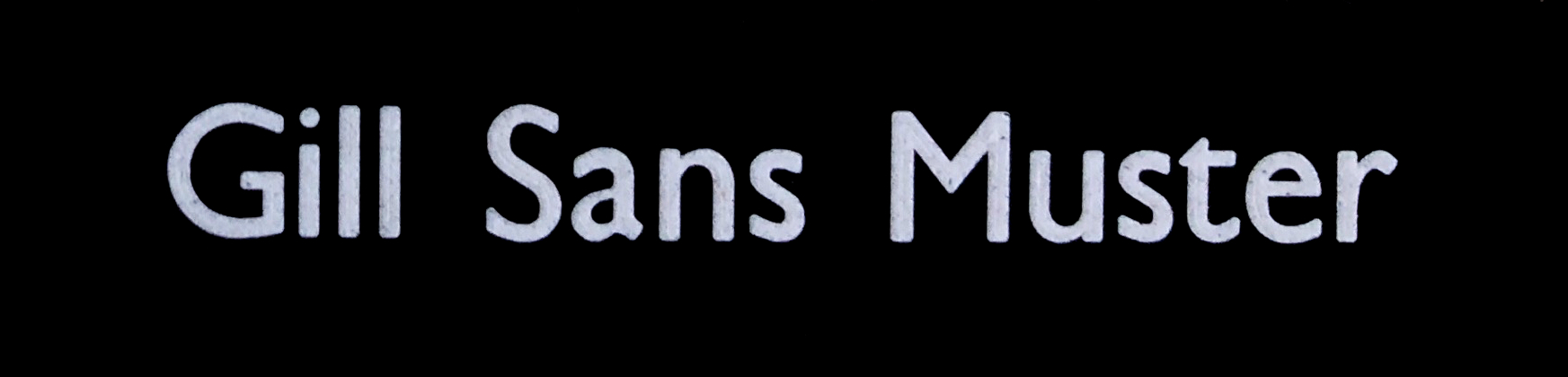 Gill-Sans-schwarz