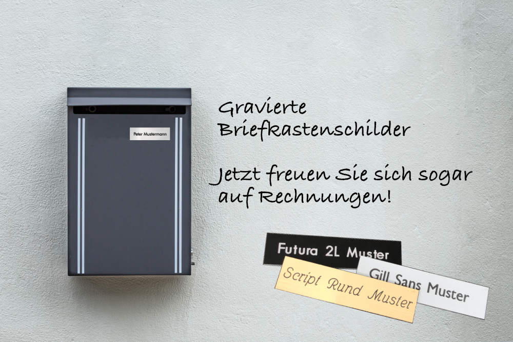 Briefkastenschilder Briefkastenschilder