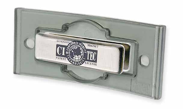 Namensschild mit Magnet